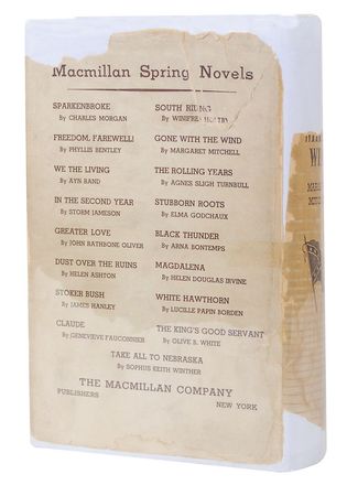 Lot #709 Margaret Mitchell: First printing of Gone With the Wind - Image 3