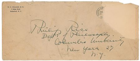 Lot #713 Ezra Pound and William Carlos Williams: ?Ezra was translating Greek once a week? - Image 4