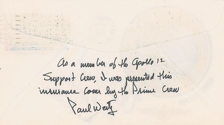 Lot #520 Apollo 12: From the personal collection of support crew member Paul Weitz - Image 2