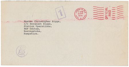 Lot #272 Princess Diana: “Lady Diana” thanks a disabled child for an engagement present - Image 2