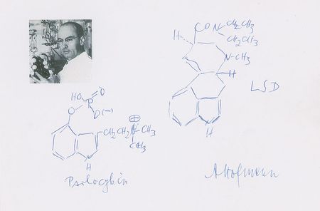 Lot #198 Albert Hofmann Sketch - Image 1