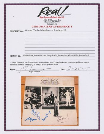 Lot #860 Genesis Album - Image 2