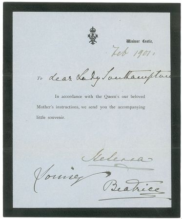Lot #277 Princesses Louise, Helena, and Beatrice Souvenir - Image 1