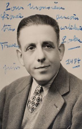 Lot #782 Francis Poulenc Signed Photograph - Image 1