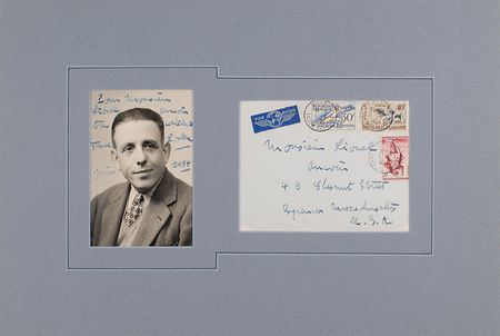 Lot #782 Francis Poulenc Signed Photograph - Image 2