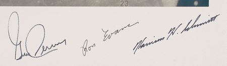Lot #527 Apollo 17 Signed Photograph - Image 2