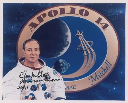 Lot #574 Edgar Mitchell Signed Photographs - Image 2