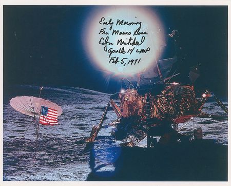 Lot #574 Edgar Mitchell Signed Photographs - Image 3