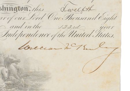 Lot #36 William McKinley Signed Document - Image 2