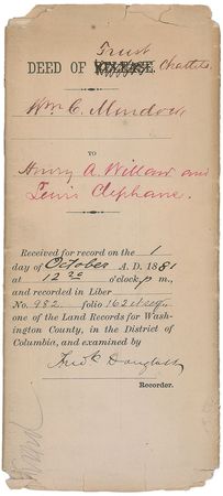 Lot #311 Frederick Douglass Signed Document - Image 1