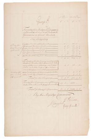 Lot #332 King George II Signed Document - Image 2