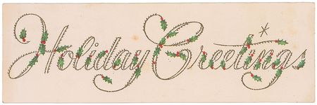 Lot #928 Sharon Tate Christmas Card - Image 2