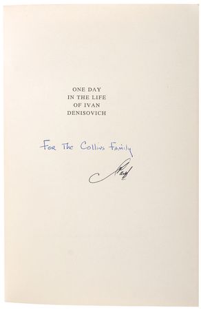 Lot #719 Alexander Solzhenitsyn Book - Image 1