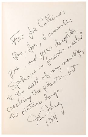 Lot #700 Ken Kesey: ?Spokane is forever nailed to the wall of my memory, cracking the plaster, but the picture hangs? - Image 1