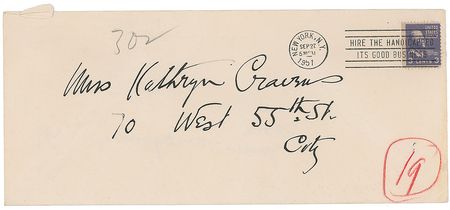 Lot #607 James Montgomery Flagg Sketch and Handwritten Letter Signed - Image 3