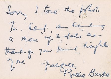 Lot #943 Billie Burke - Image 1