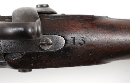 Lot #419 Confederate Harpers Ferry Musket: Confederate private’s Harpers Ferry ‘Mississippi Rifle’ - Image 7