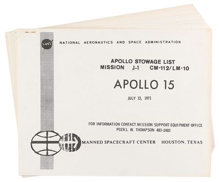 Lot #575 Apollo 15 Group Lot - Image 3