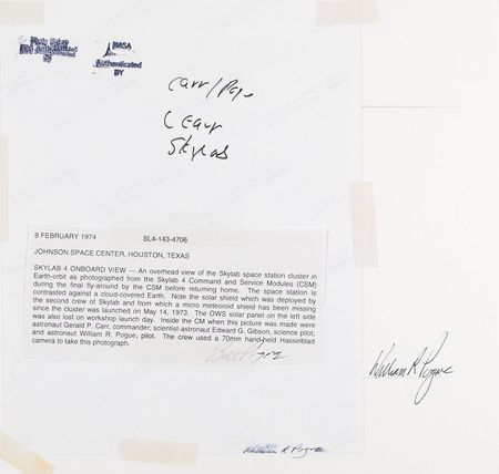 Lot #586 Skylab Signed Photographs - Image 6