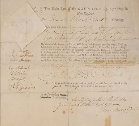Lot #410 Artemas Ward Signed Document - Image 1