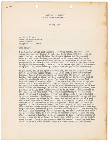 Lot #1009 David O. Selznick - Image 1