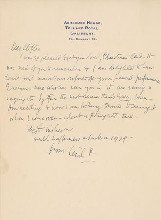 Lot #939 Cecil Beaton - Image 1