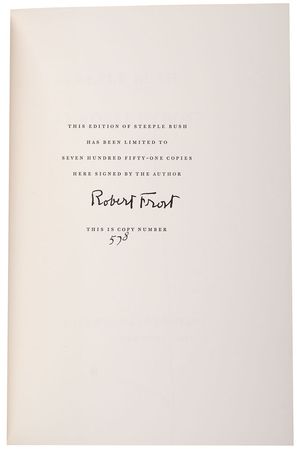 Lot #740 Robert Frost Book - Image 1