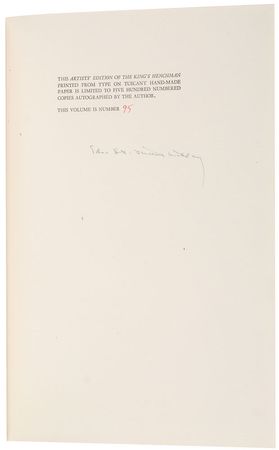 Lot #755 Edna St. Vincent Millay - Image 1