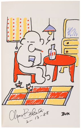 Lot #671 Charles Bukowski: Limited twice-signed edition - Image 1