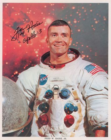 Lot #569 Fred Haise Signed Photographs - Image 1