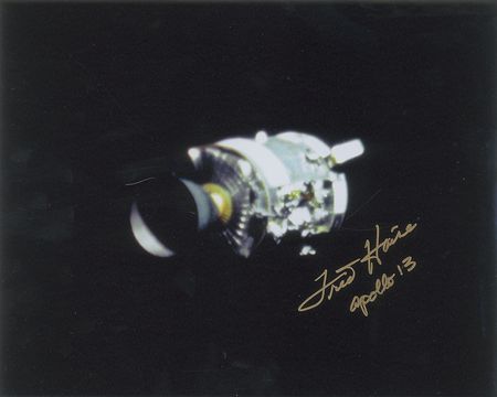 Lot #569 Fred Haise Signed Photographs - Image 2