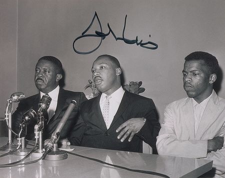 Lot #340 John Lewis Signed Photographs - Image 4