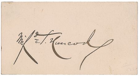 Lot #452 Winfield Scott Hancock and George Meade Signature - Image 1