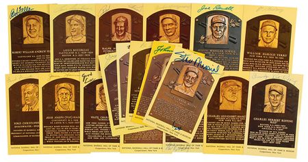 Lot #1055 Baseball Hall of Famers Hall Of Fame Cards - Image 2