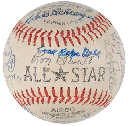 Lot #1028 Baseball Hall of Famers Baseball - Image 6