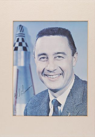 Lot #497 Gus Grissom Signed Photograph - Image 2