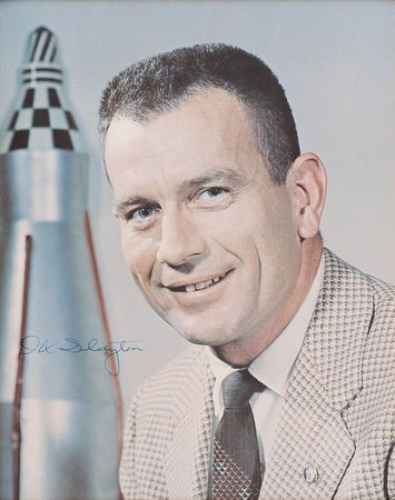 Lot #499 Deke Slayton Signed Photograph - Image 1