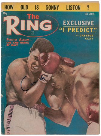 Lot #1024 Muhammad Ali: The Ring signed by ?Cassius Clay? - Image 1