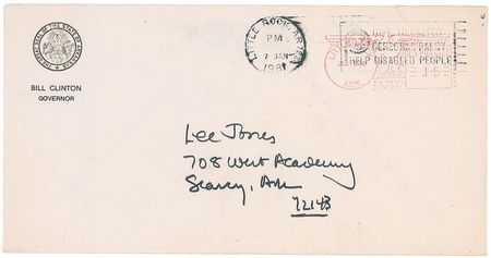 Lot #127 Bill Clinton Handwritten Letter Signed - Image 2