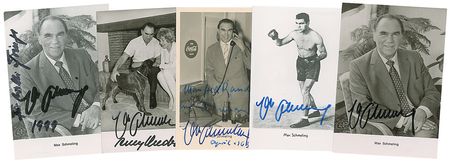 Lot #1076 Max Schmeling Signed Photographs - Image 2
