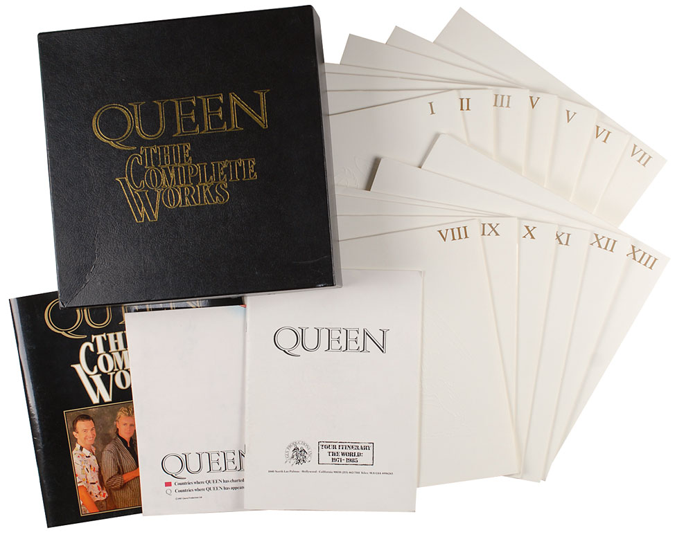 Queen The Works サイン入り QUEEN The Works JAPAN CD CP35-3117 1A1 TO w/ BOOKLET 1984