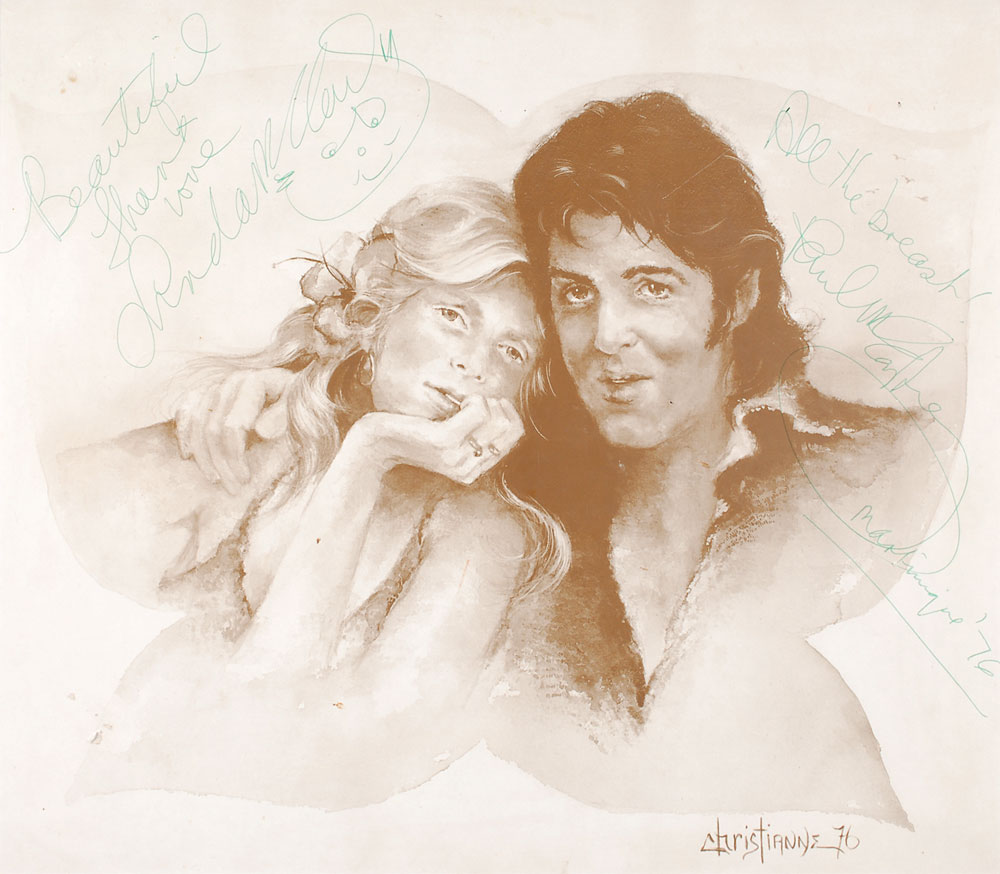 Paul and Linda McCartney Signed Print | RR Auction