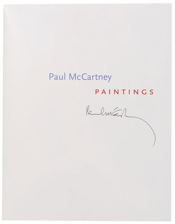 Lot #7028 Paul McCartney Signed Book
