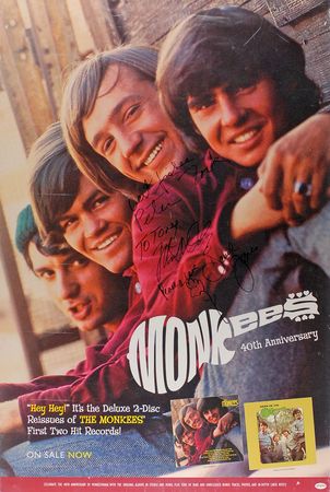 Lot #7347 The Monkees Signed Poster - Image 1