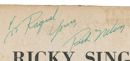 Lot #7244 Rick Nelson Signed Album - Image 2