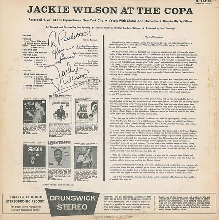 Lot #7242 Jackie Wilson Signed Album - Image 1