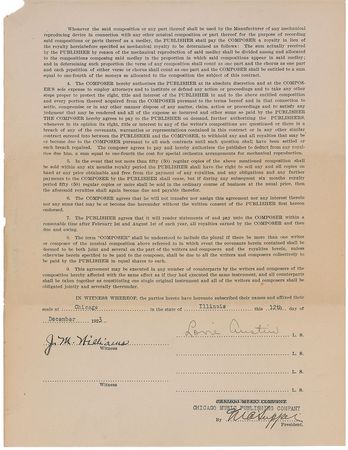 Lot #7233 Blues and Jazz Musicians Collection of Four Items - Image 8