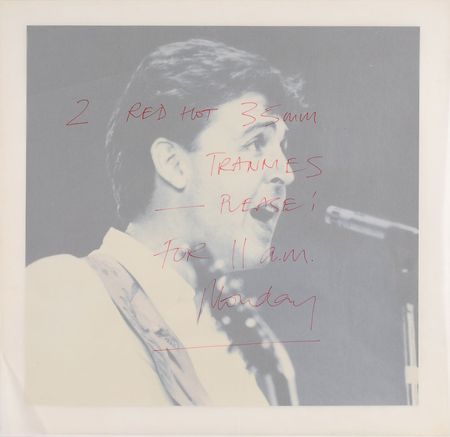 Lot #7030 Paul McCartney Key Photo, Transparency,