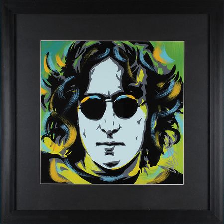 Lot #7052 John Lennon Pop Art: Allison Lefcort - Image 1