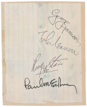 Lot #7010 Beatles Signatures - Image 2